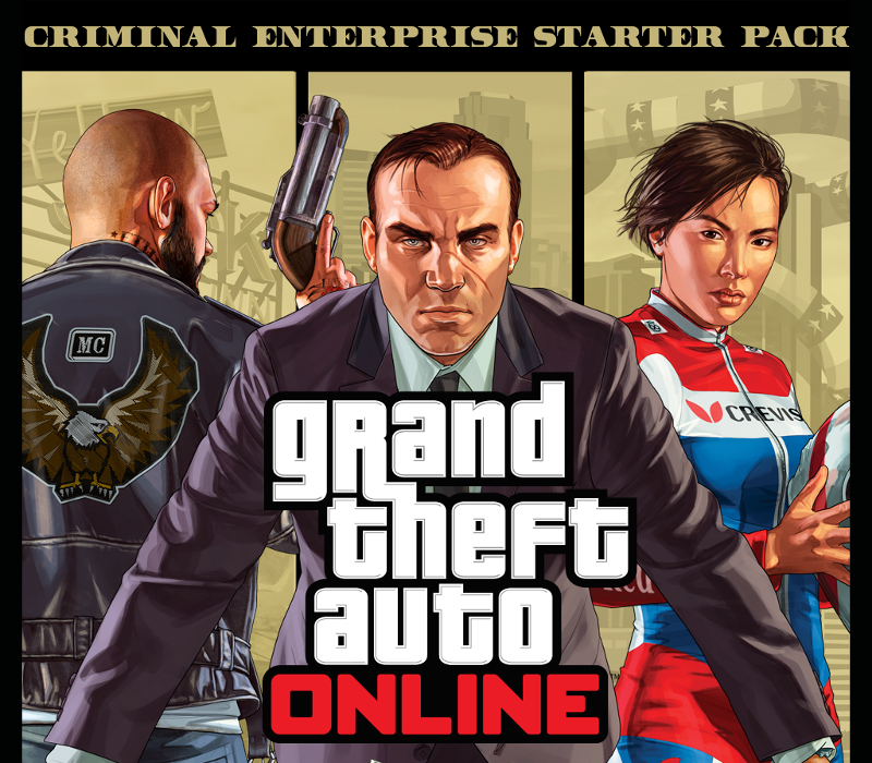 Grand Theft Auto V – Criminal Enterprise Starter Pack + Megalodon Shark Card Bundle Rockstar Digital Download CD Key