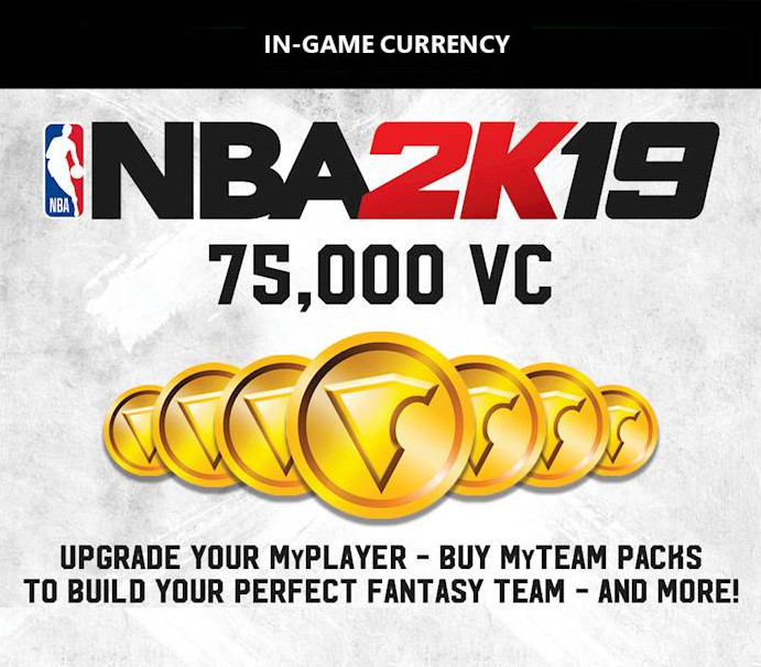 NBA 2K19 – 75,000 VC Pack DLC XBOX One CD Key